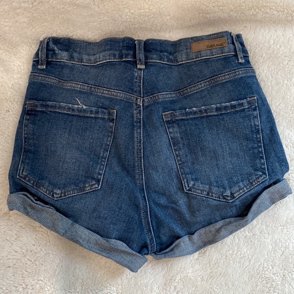 [Bundle of 2] Garage High-waisted Denim Shorts - Picture 5 of 5